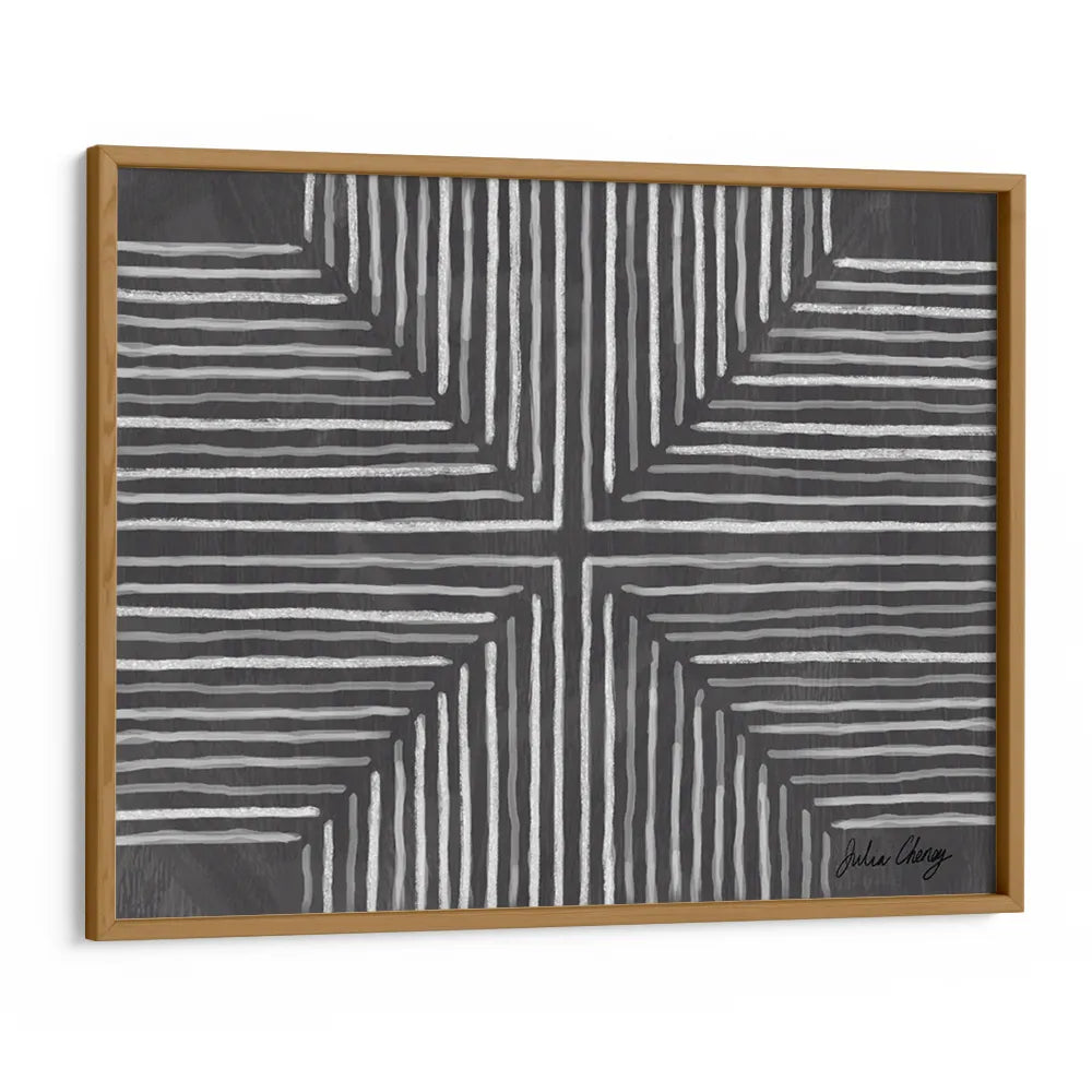 Grid in Motion Abstract Wall Art Poster - XS / Matte Paper / Rolled Art - Nook At You