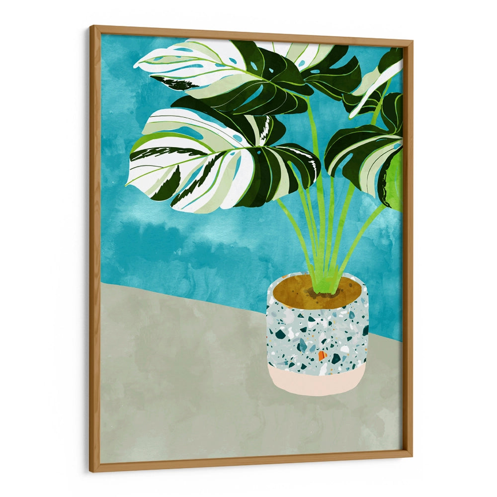 Variegated Monstera Botanical Wall Art - 5XL / Canvas / Rolled Art - Nook At You