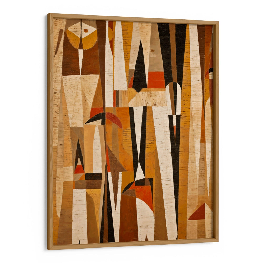 Mosaic Nature Abstract Painting - XS / Matte Paper / Rolled Art - Nook At You