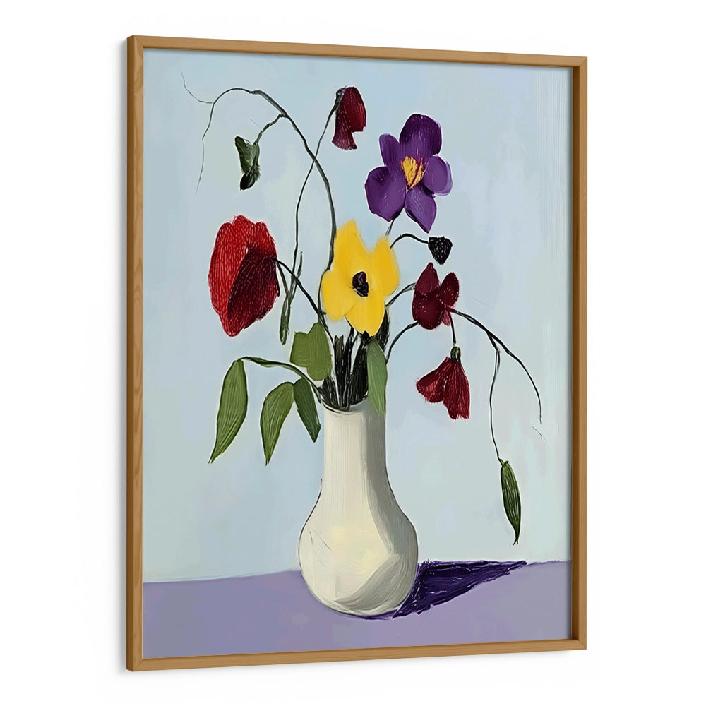 Flower Mood Botanical Wall Art Painting - XS / Matte Paper / Rolled Art - Nook At You