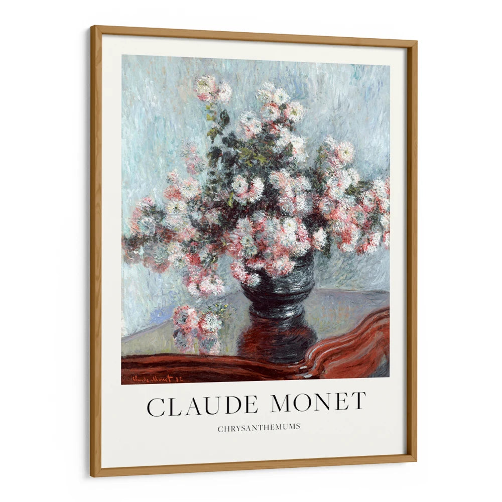 Claude Monet - Chrysanthemums Living Room Exhibition Wall Art - XS / Matte Paper / Rolled Art - Nook At You