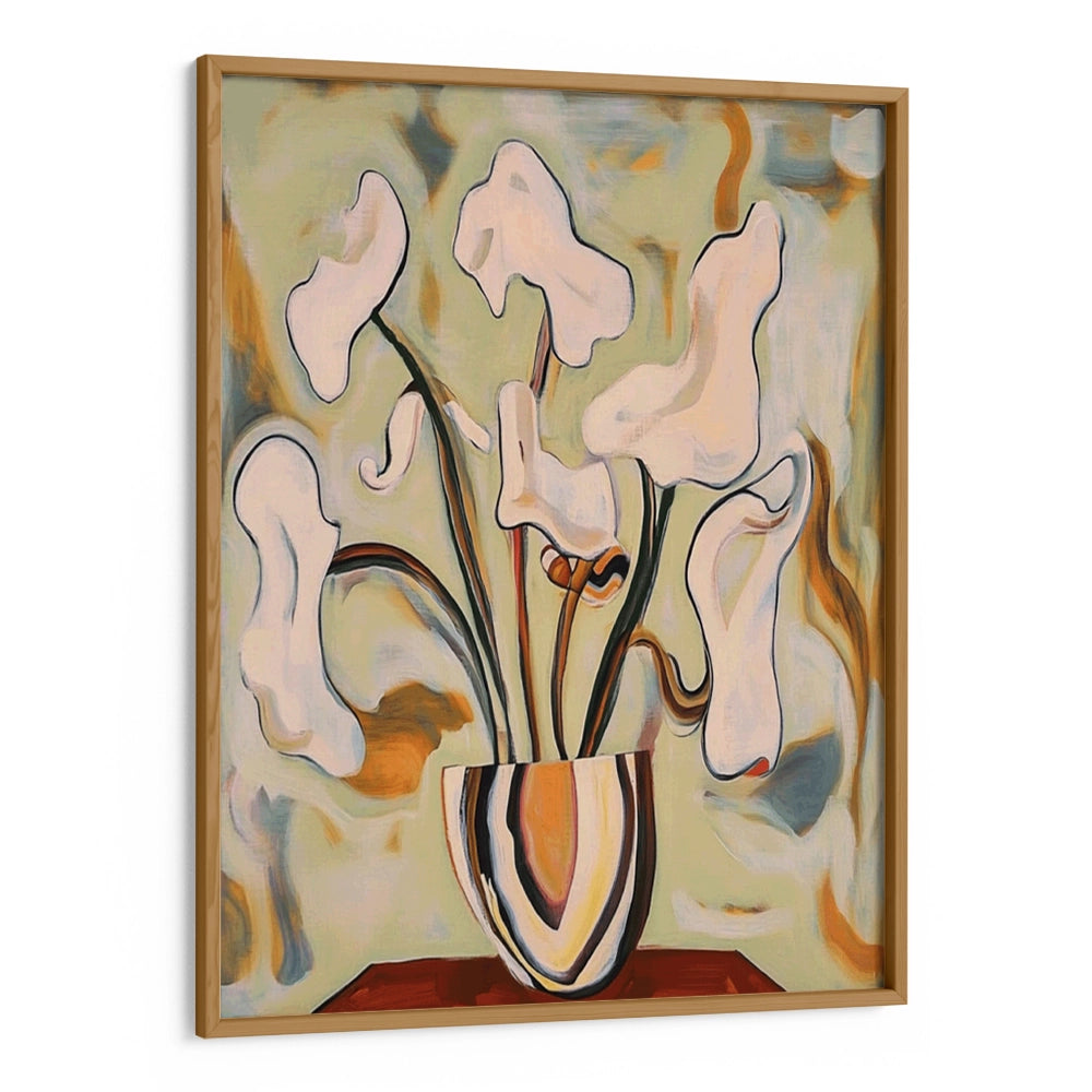 Floral Arrangement in a Vase Botanical Wall Painting - XS / Matte Paper / Rolled Art - Nook At You