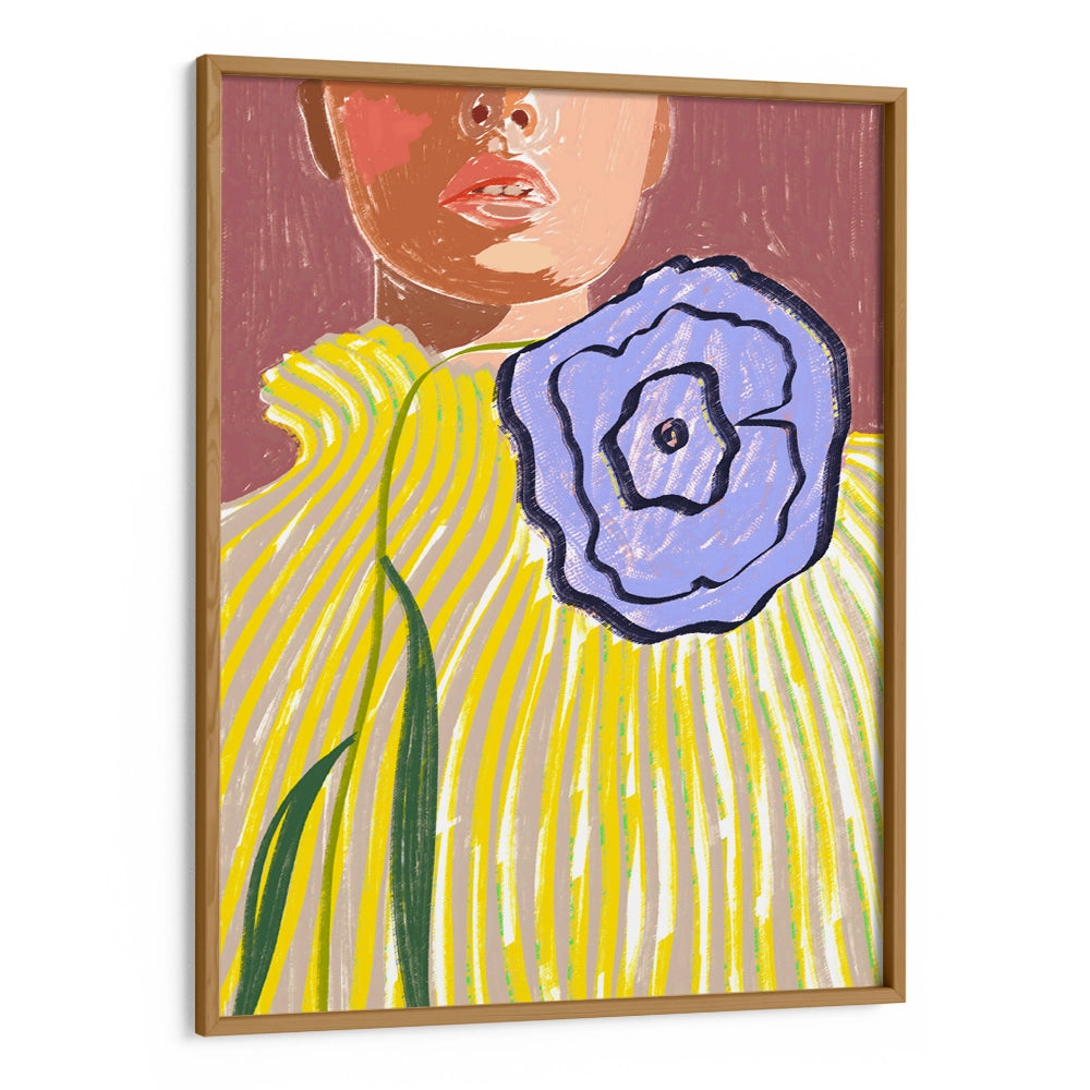 Blossom Elegance Modern Women Illustration Art - XS / Matte Paper / Rolled Art - Nook At You