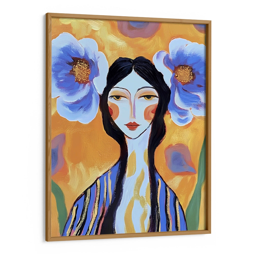 She Blooms Women Illustration Art Poster - XS / Matte Paper / Rolled Art - Nook At You