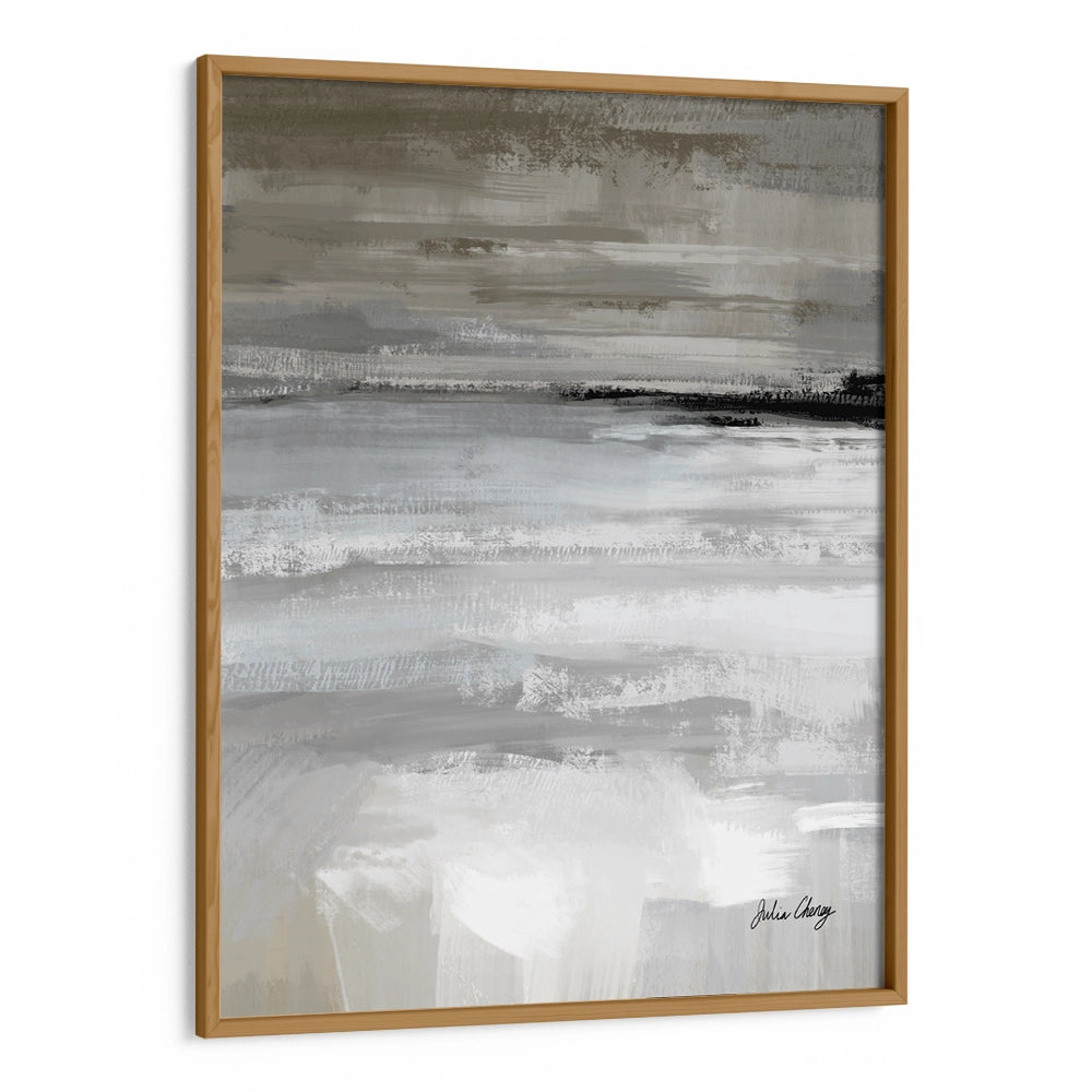 Winter Shore Abstract Painting - XS / Matte Paper / Rolled Art - Nook At You