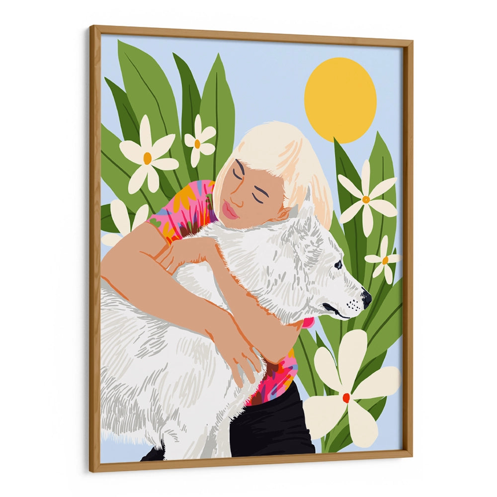 All You Need Is Love and a Dog Boho Wall Art - XS / Matte Paper / Rolled Art - Nook At You