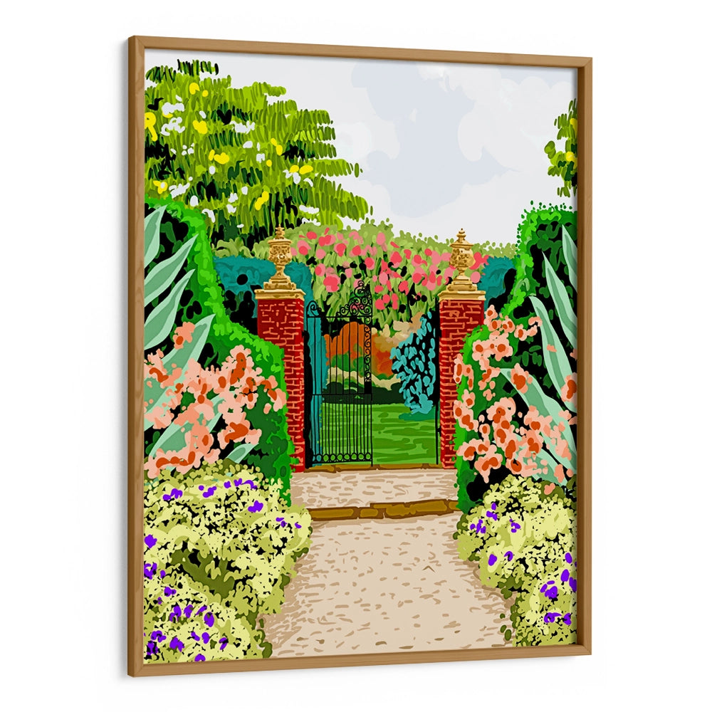 Gated Garden Landscape Art Print - XS / Matte Paper / Rolled Art - Nook At You