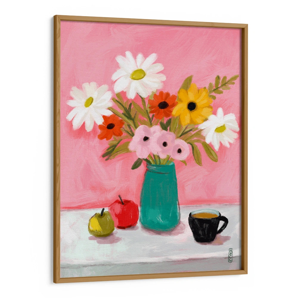 Cheerful Floral Still Life Botanical Wall Art Print - XS / Matte Paper / Rolled Art - Nook At You