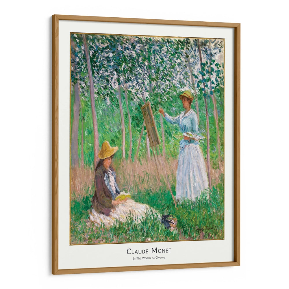 Monet - In The Woods At Giverny Exhibition Wall Art Painting - XS / Matte Paper / Rolled Art - Nook At You