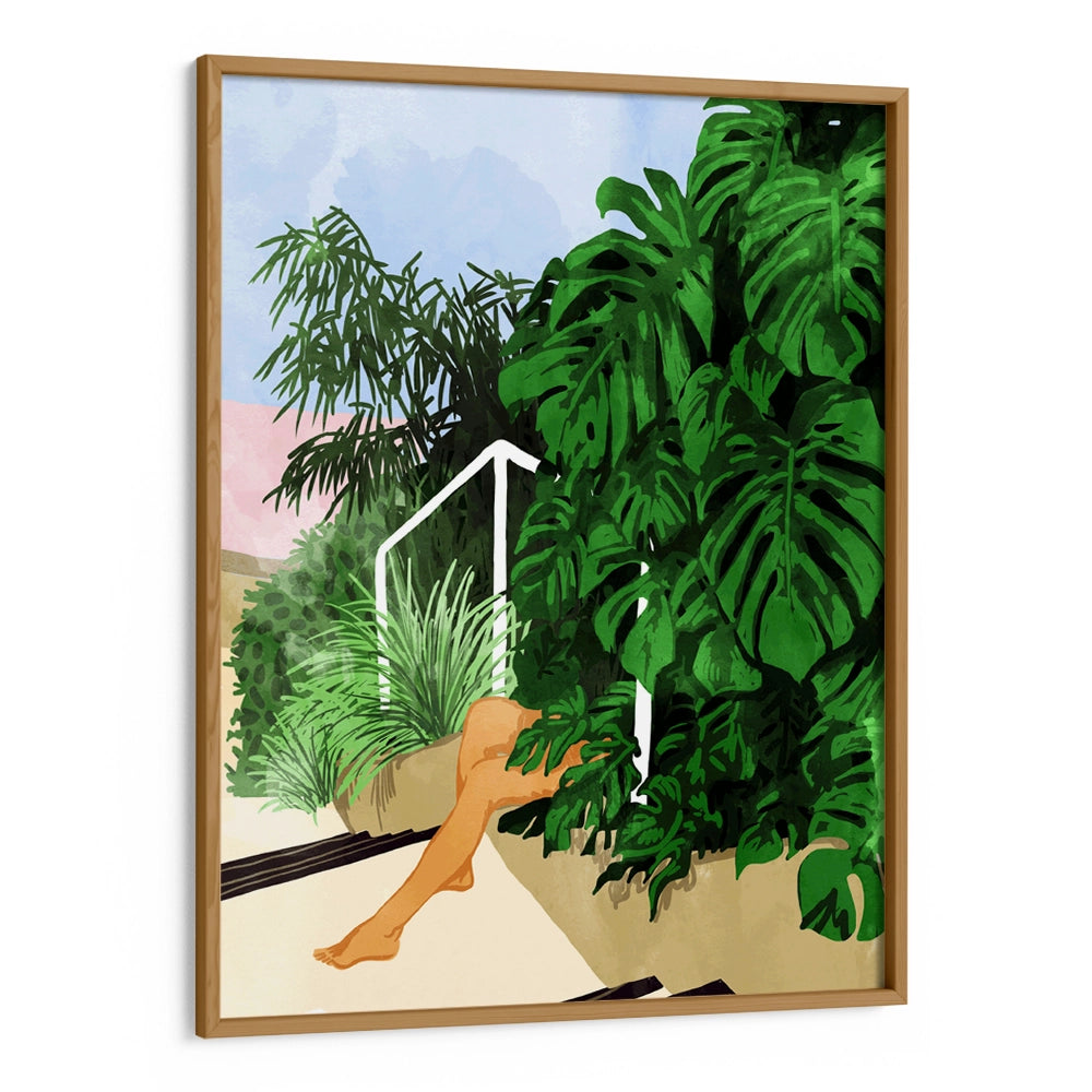 Hiding In Green Botanical Art Poster - XS / Matte Paper / Rolled Art - Nook At You