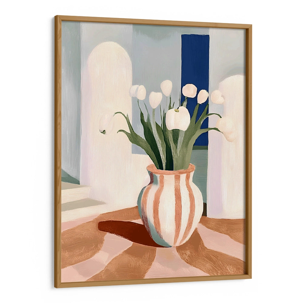 Tulips In a Vase Botanical Wall Art - XS / Matte Paper / Rolled Art - Nook At You