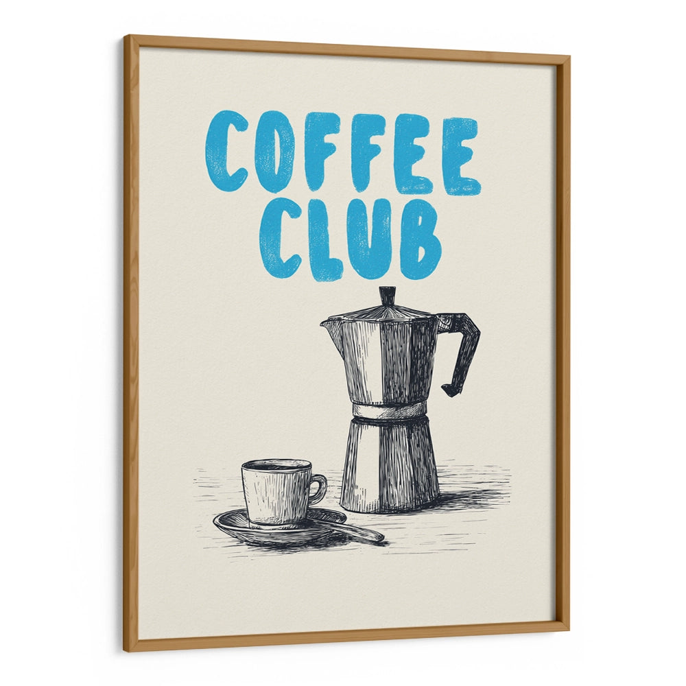 Coffee Club Dining Room Wall Art - XS / Matte Paper / Rolled Art - Nook At You