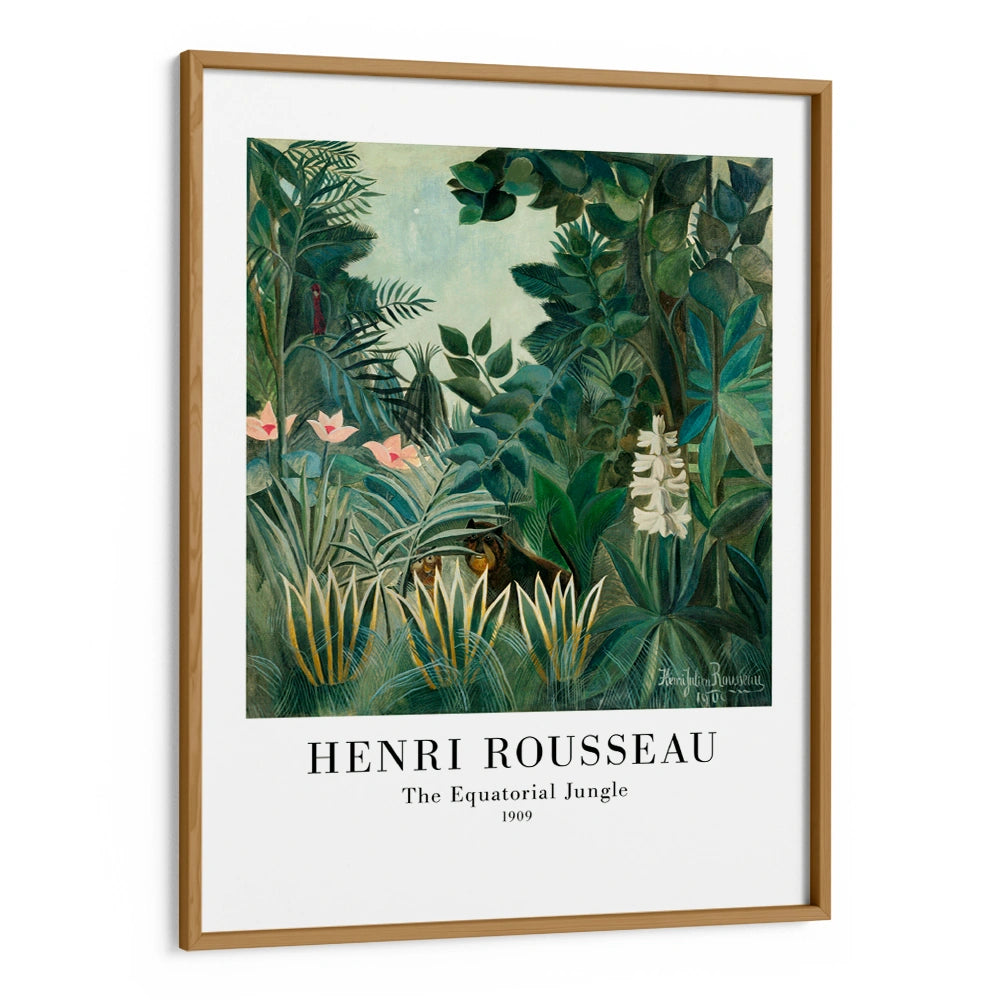 Henri Rousseau - The Equatorial Jungle Exhibition Wall Art - XS / Matte Paper / Rolled Art - Nook At You