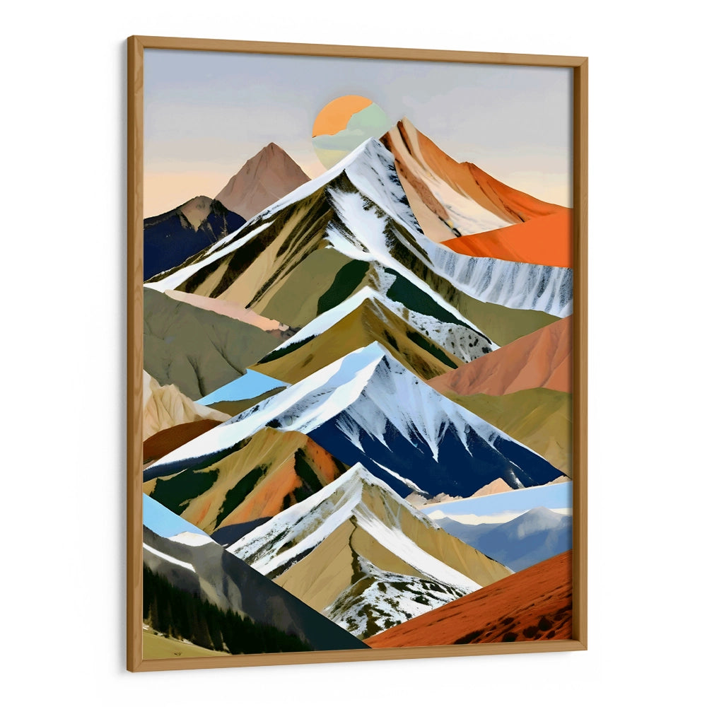 The Great Mountain Ranges Landscape Canvas Prints - XS / Matte Paper / Rolled Art - Nook At You