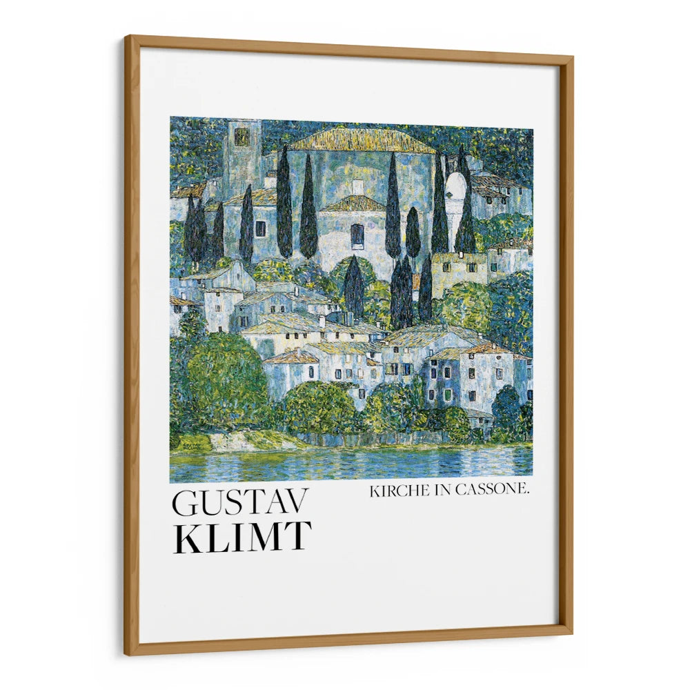Gustav Klimt  - Kirche In Cassone (1913) Exhibition Poster for Living Room - XS / Matte Paper / Rolled Art - Nook At You