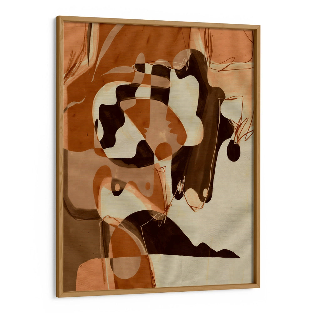 Becoming 3 Abstract Paintings - XS / Matte Paper / Rolled Art - Nook At You