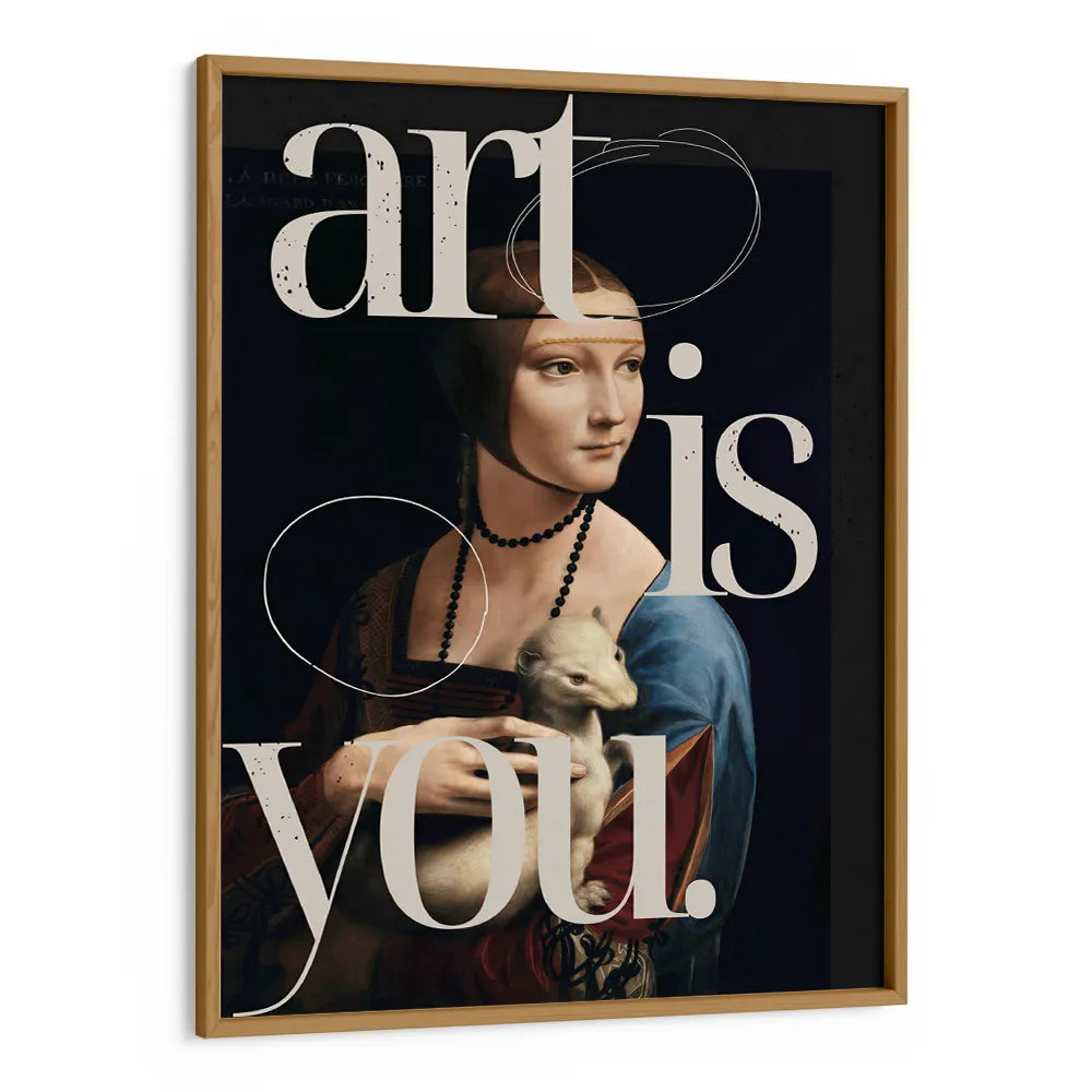 Art Is You Classic Portrait Quirky Wall Art - XS / Matte Paper / Rolled Art - Nook At You