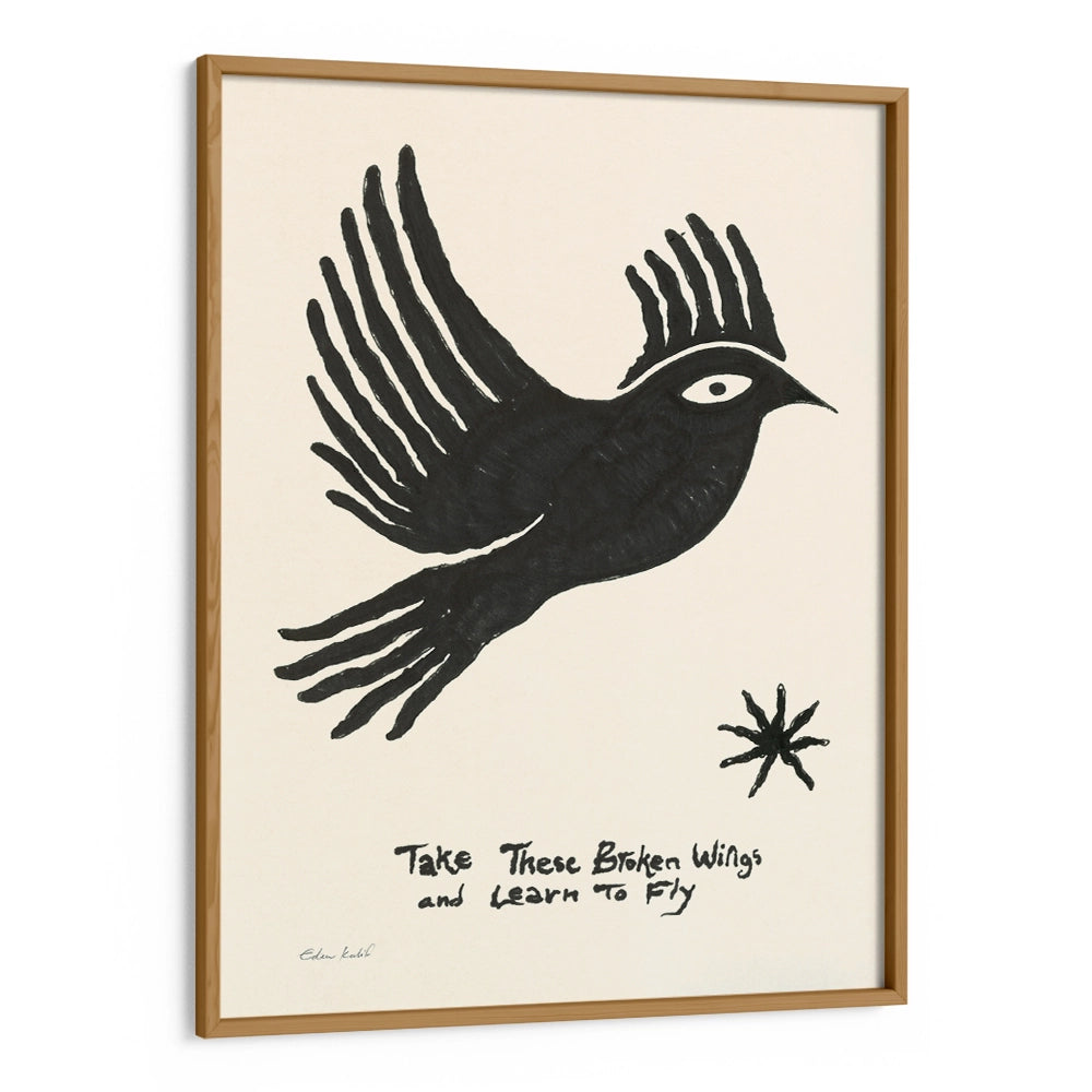 Fly Away Quotes Wall Art - XS / Matte Paper / Rolled Art - Nook At You