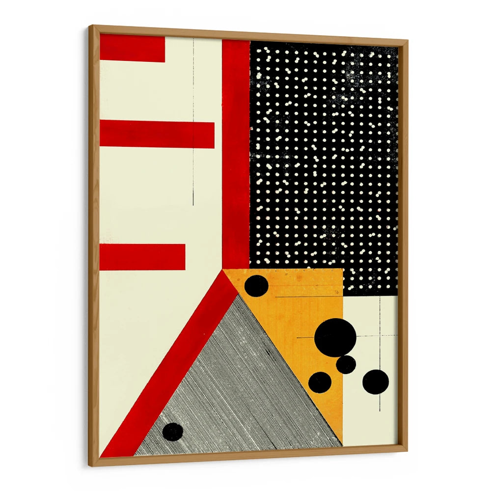 Bold Geometric Abstract Wall Art For Living Room - XS / Matte Paper / Rolled Art - Nook At You