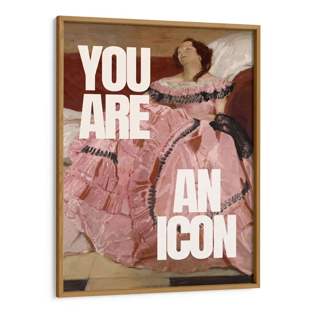 You Are An Icon Quirky Wall Art - XS / Matte Paper / Rolled Art - Nook At You