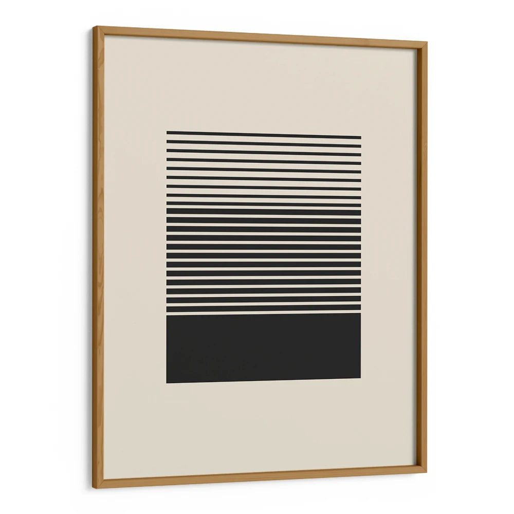 Geometric Black Rhythm Wall Art Painting - XS / Matte Paper / Rolled Art - Nook At You