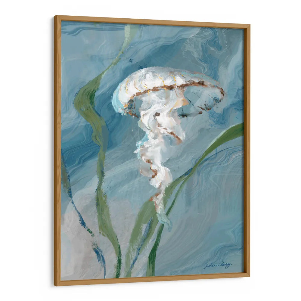 Jelly Fish Canvas Wall Art Painting - XS / Matte Paper / Rolled Art - Nook At You