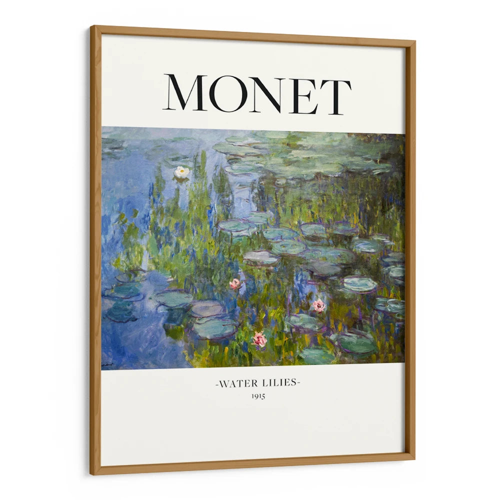 Claude Monet - Water Lilies 1915 Exhibition Poster for Living Room - XS / Matte Paper / Rolled Art - Nook At You