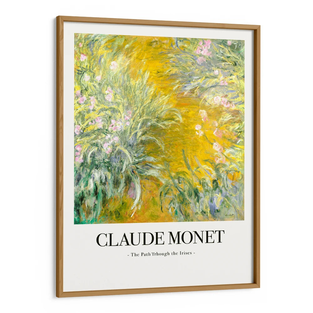 Claude Monet - The Path Through The Irises Vintage Museum Poster - XS / Matte Paper / Rolled Art - Nook At You