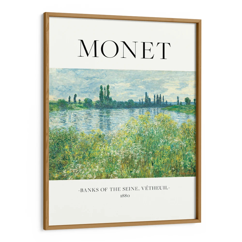 Claude Monet - Banks Of The Seine Vintage Museum Poster - XS / Matte Paper / Rolled Art - Nook At You