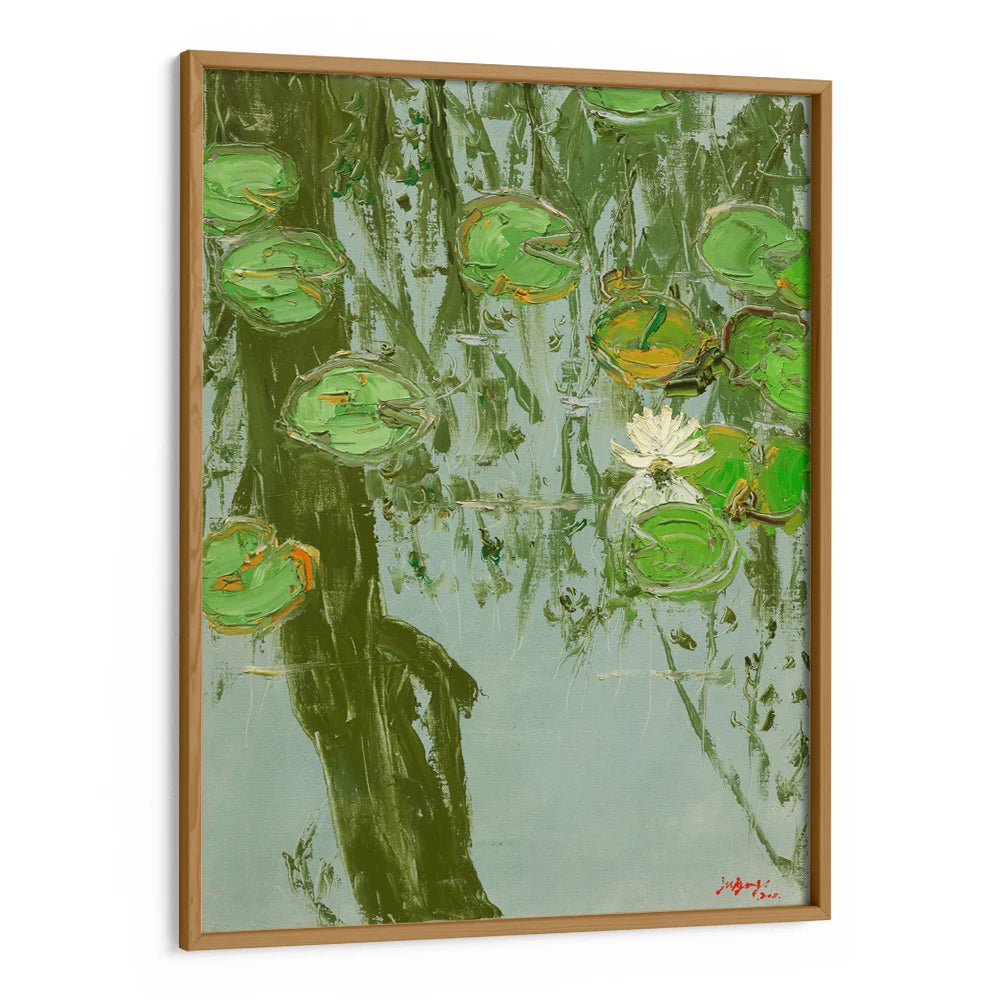 Serene Water Lilies Botanical Wall Art Print - XS / Matte Paper / Rolled Art - Nook At You