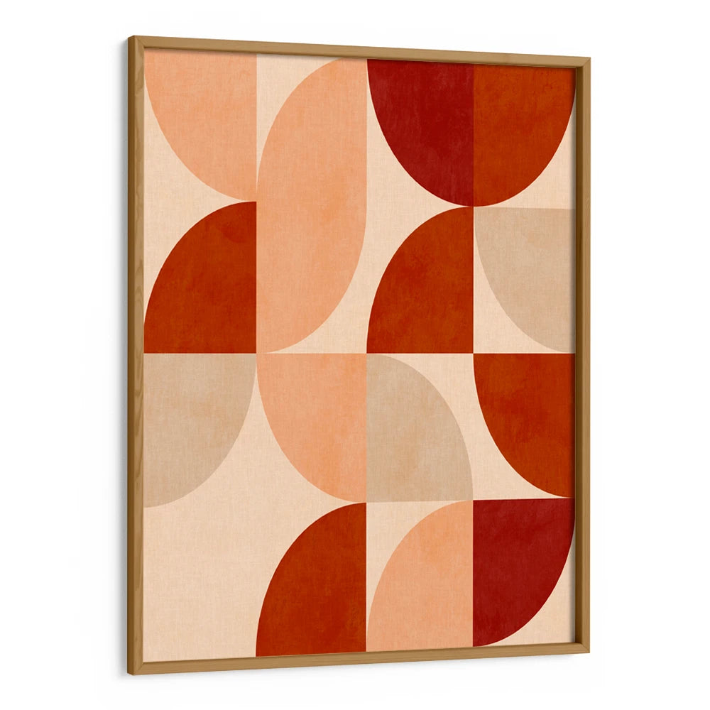 Autumn Mid Century Earthy Geometric Wall Art - XS / Matte Paper / Rolled Art - Nook At You
