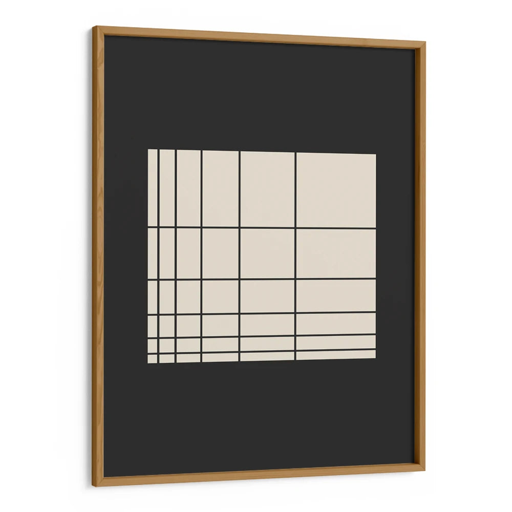 Modern Grid Abstraction Canvas Wall Art - XS / Matte Paper / Rolled Art - Nook At You