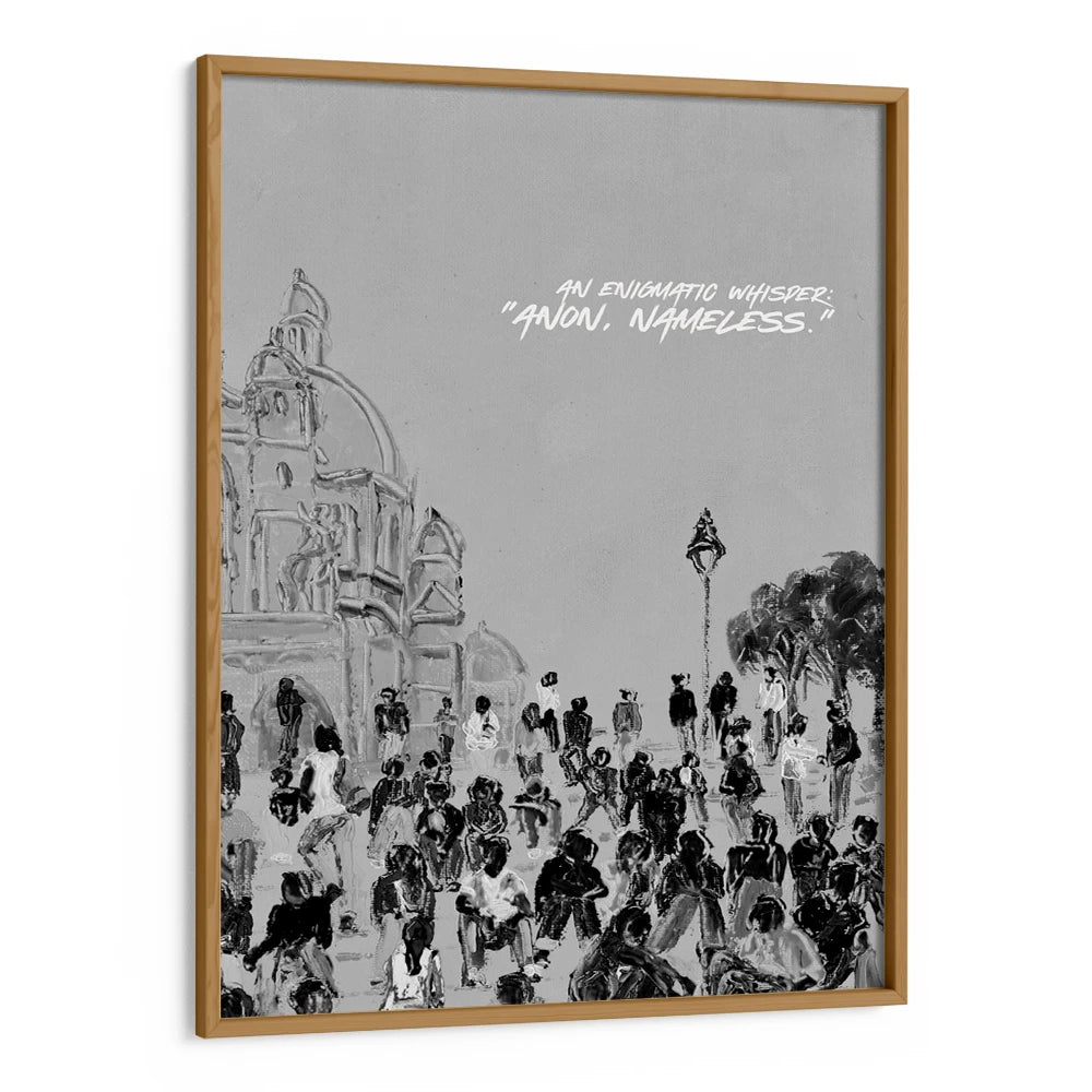 Anonymous City Whisper Quotes Wall Art Print - XS / Matte Paper / Rolled Art - Nook At You