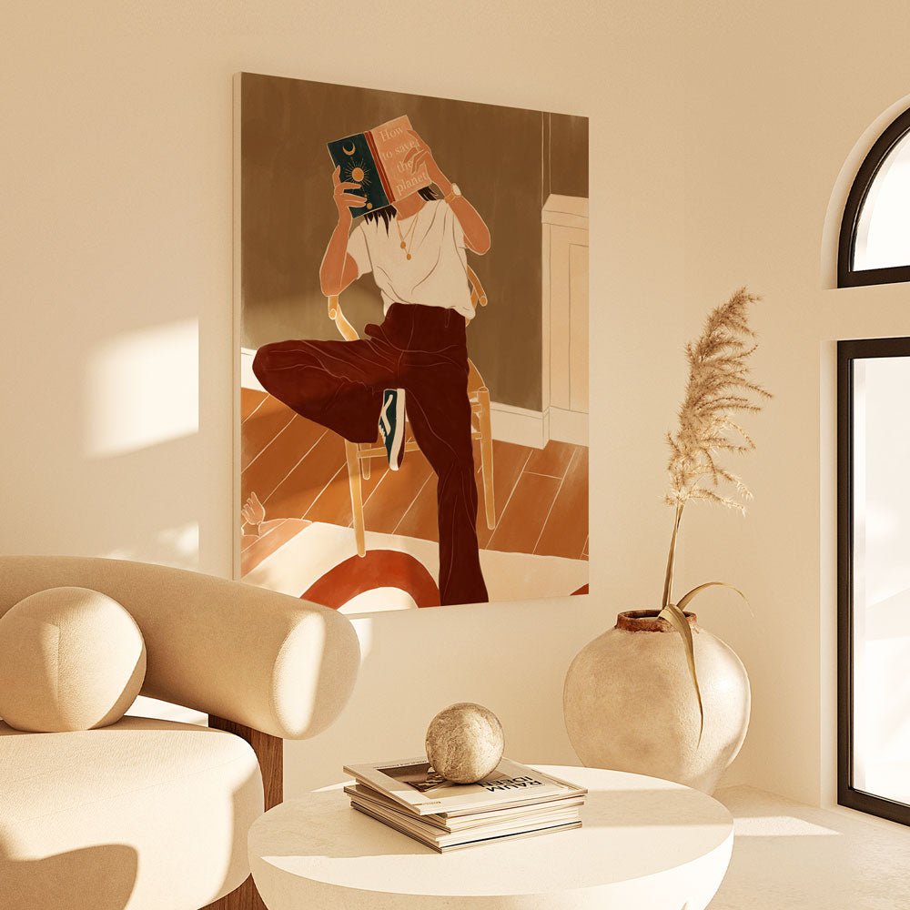 The Art of Unwinding Aesthetic Wall Art - XS / Matte Paper / Rolled Art - Nook At You