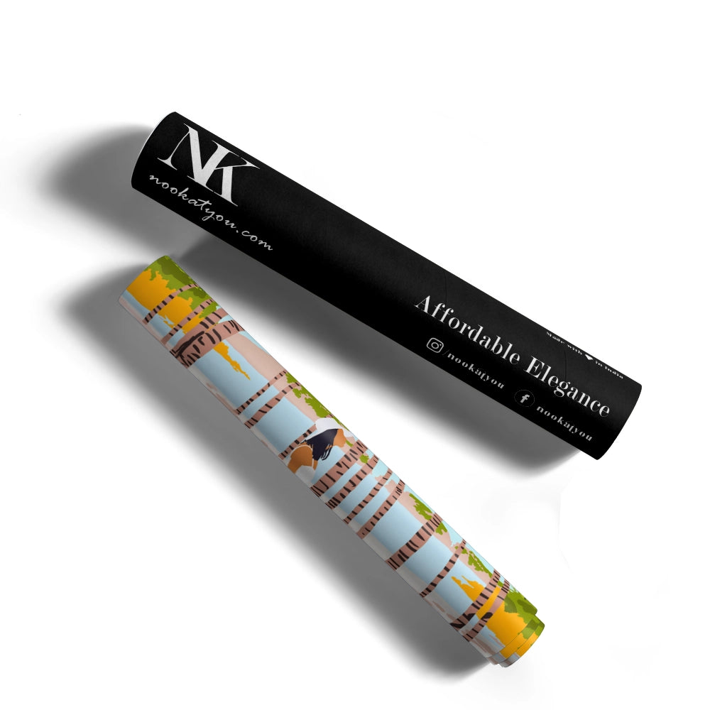 The Happy Spots Boho Painting On Wall - XS / Matte Paper / Rolled Art - Nook At You