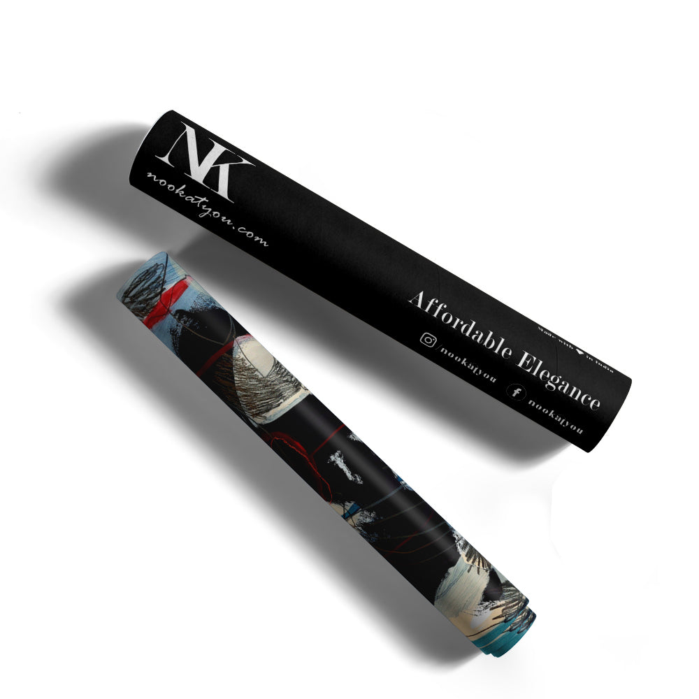 Chaotic Symphony Canvas Print - XS / Matte Paper / Rolled Art - Nook At You