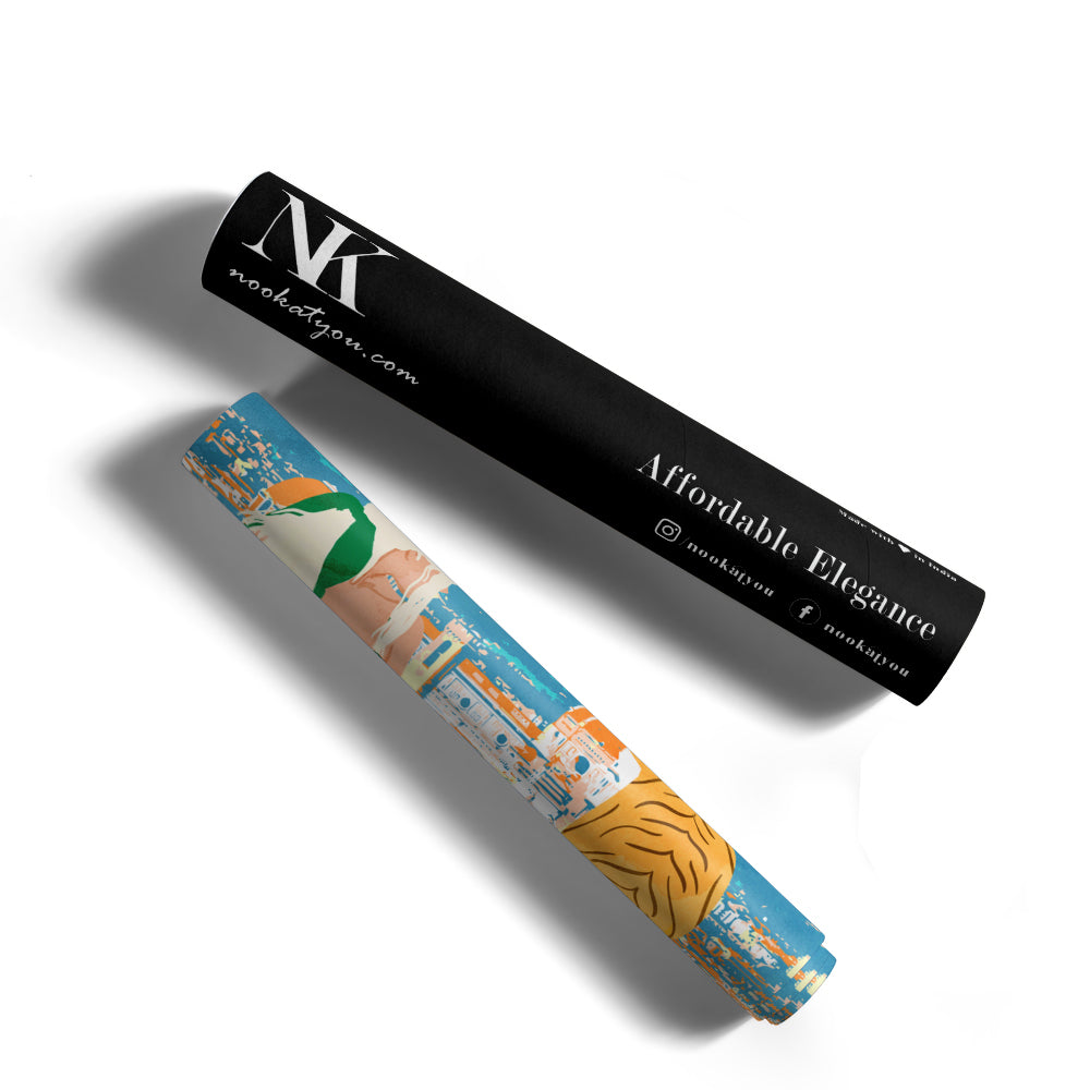 The Italian View Women Illustrations Wall Art - XS / Matte Paper / Rolled Art - Nook At You