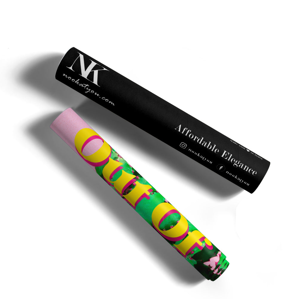 Out Of Office Quote Canvas Print - XS / Matte Paper / Rolled Art - Nook At You