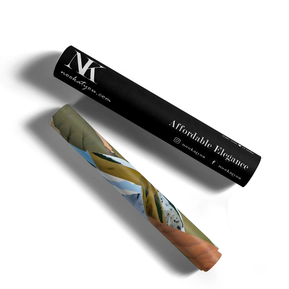 The Great Mountain Ranges Landscape Canvas Prints - XS / Matte Paper / Rolled Art - Nook At You