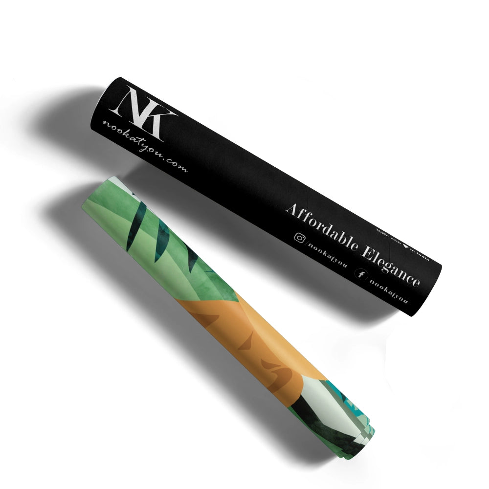 Tropical Serenity Aesthetic Boho Art - XS / Matte Paper / Rolled Art - Nook At You