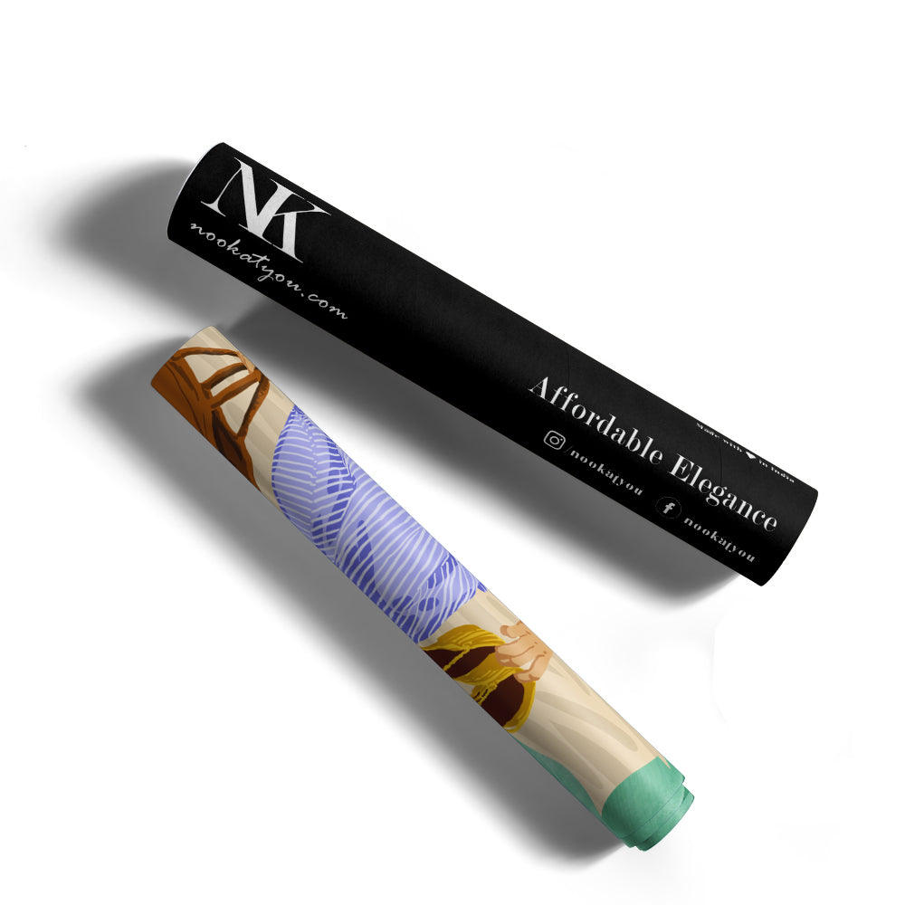 I Followed My Heart & It Led Me To the Beach Boho Artwork - XS / Matte Paper / Rolled Art - Nook At You