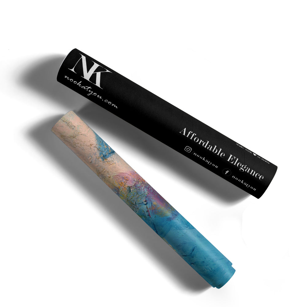 Blue Skies Canvas Painting - XS / Matte Paper / Rolled Art - Nook At You