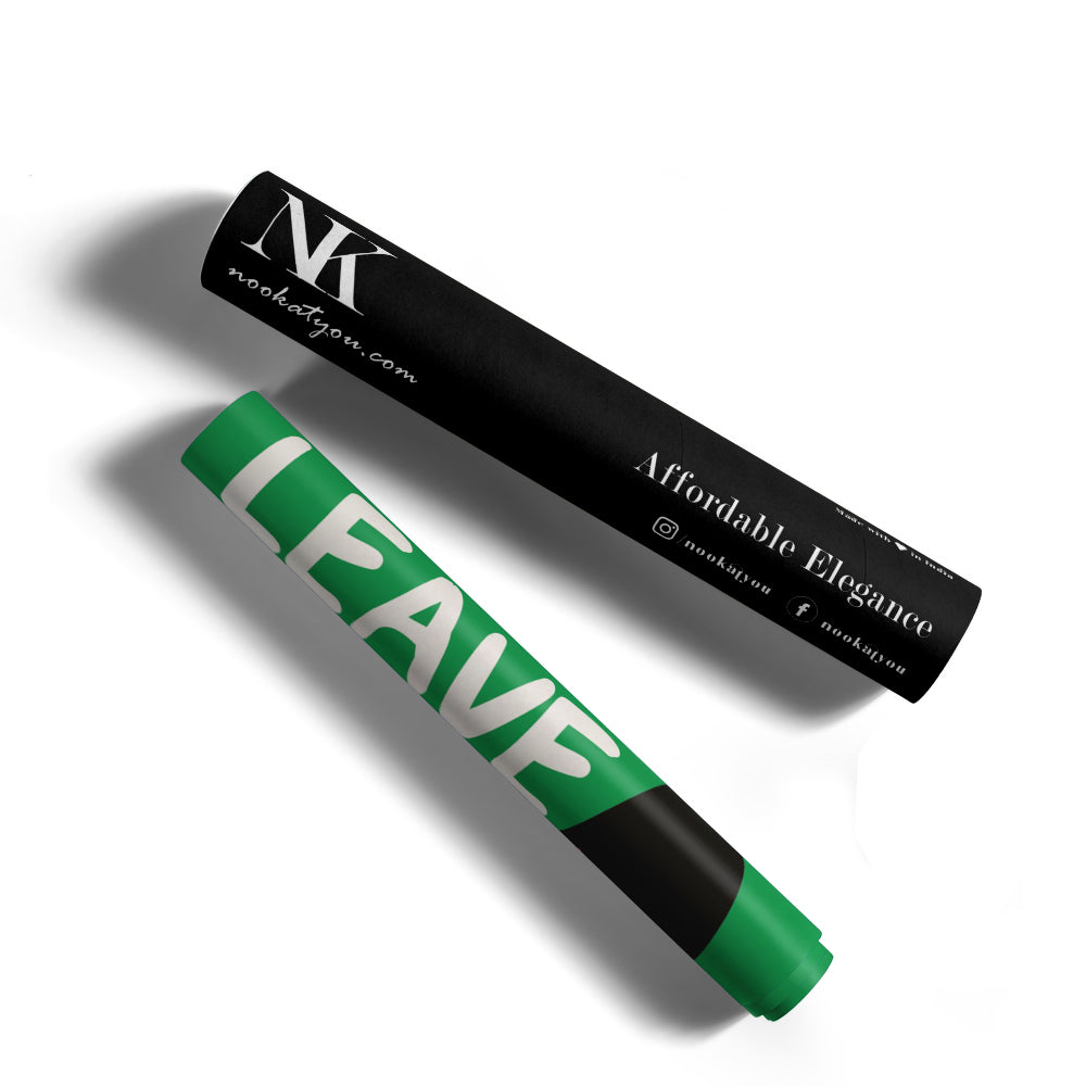 Leave the Bottle Quotes Wall Art - XS / Matte Paper / Rolled Art - Nook At You