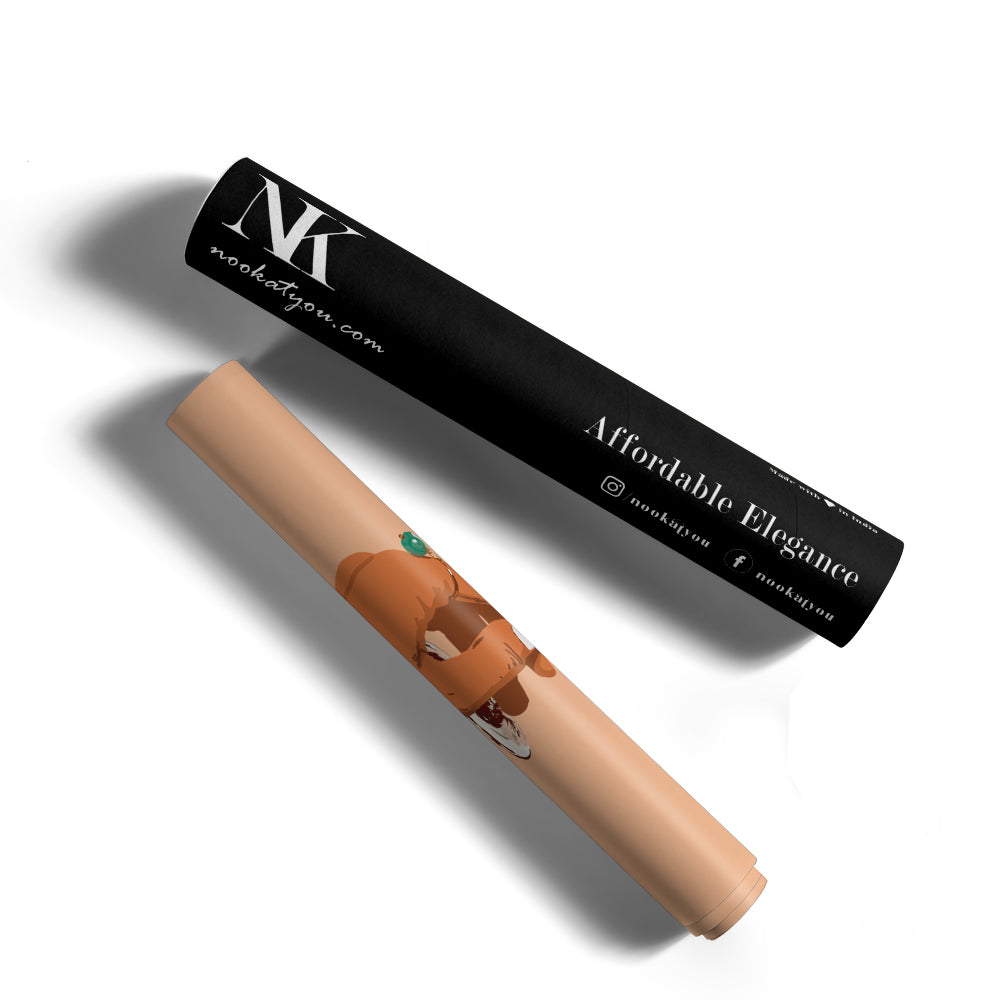 A Hand Holding A Glass Of Red Wine Art Print - XS / Matte Paper / Rolled Art - Nook At You