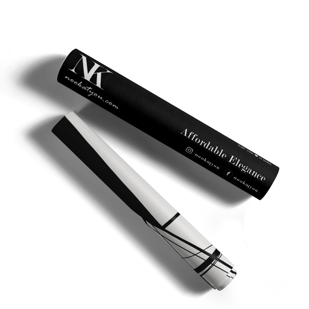 Crossed Paths II Abstract Wall Art - XS / Matte Paper / Rolled Art - Nook At You