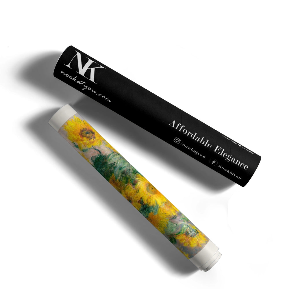 Claude Monet - Bouquet Of Sunflowers Timeless Exhibition Poster - XS / Matte Paper / Rolled Art - Nook At You