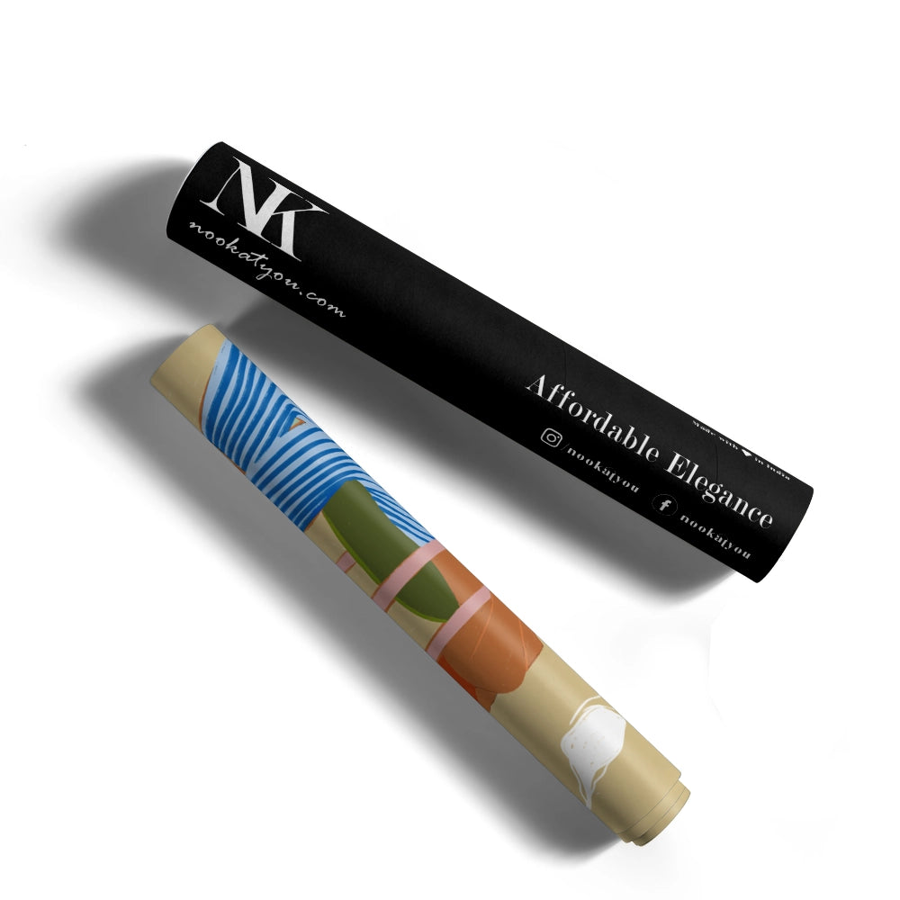 Smoking Up and Making Clouds Boho Canvas Print - XS / Matte Paper / Rolled Art - Nook At You