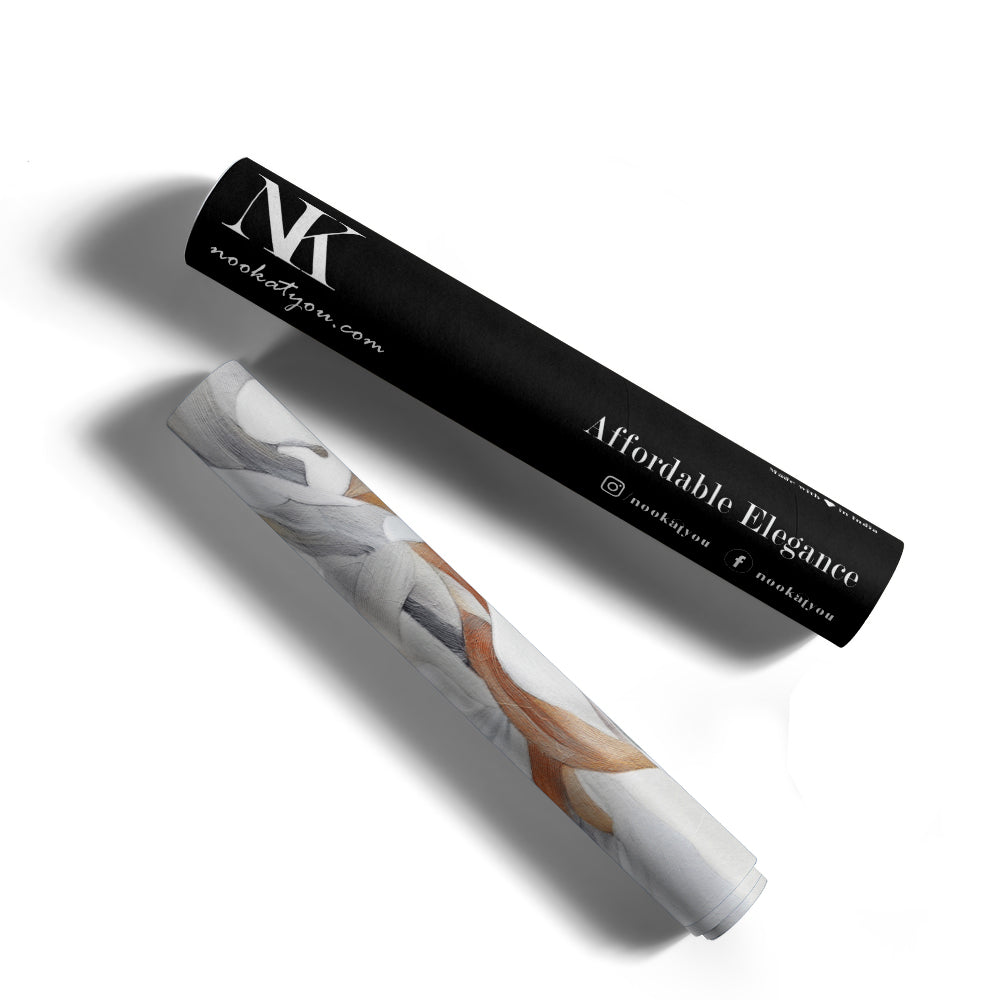 Fleur Canvas Painting - XS / Matte Paper / Rolled Art - Nook At You