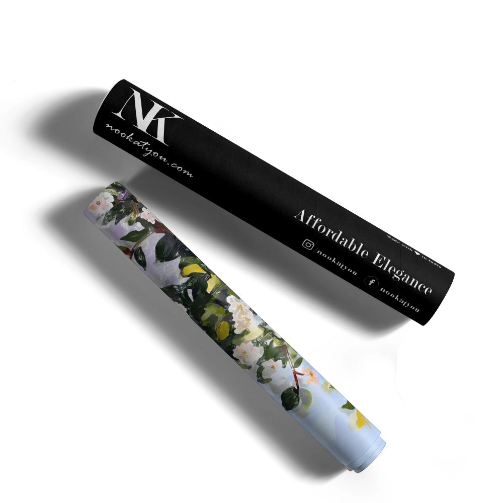 Where The Blossoms Meet The Sea Botanical Art Prints - XS / Matte Paper / Rolled Art - Nook At You