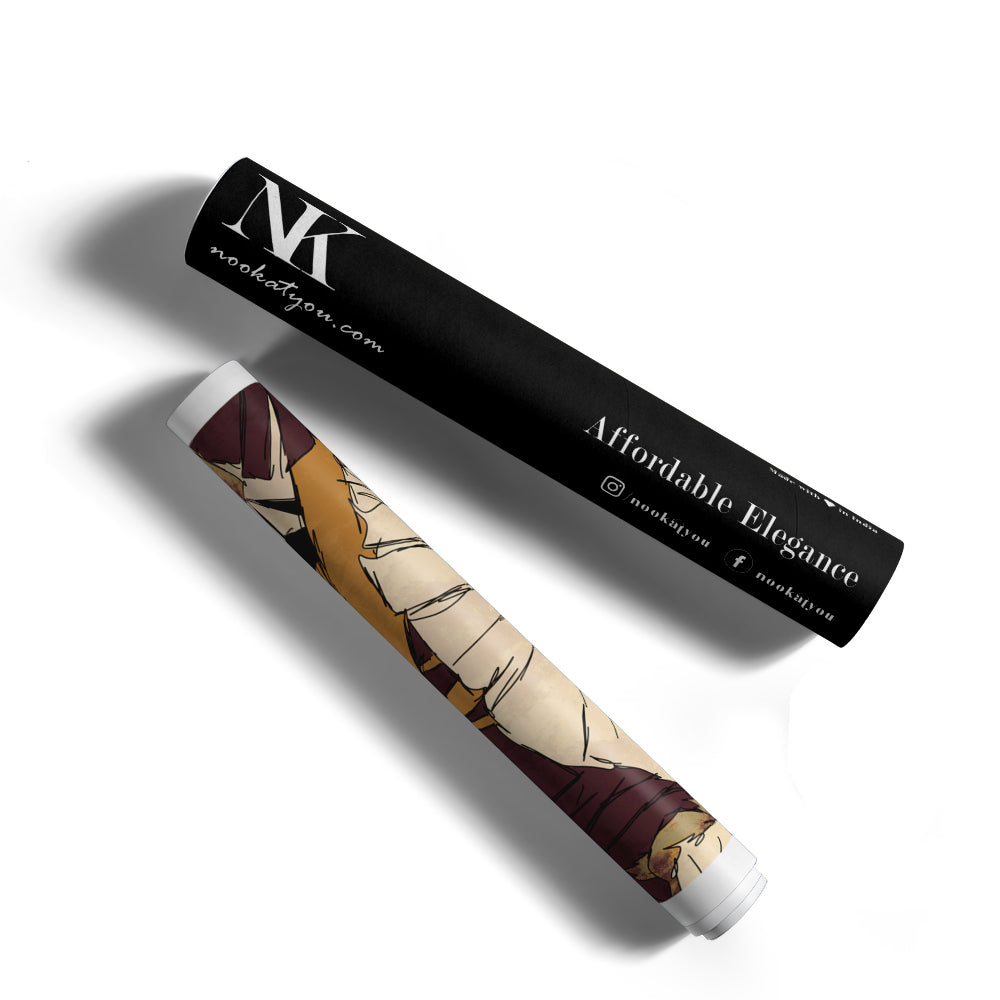 Gold Plants Wall Art Print - XS / Matte Paper / Rolled Art - Nook At You